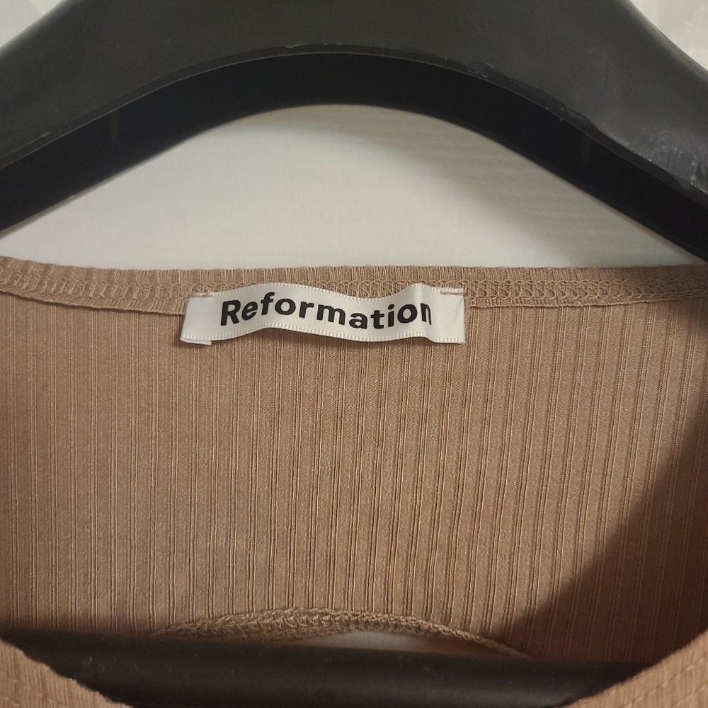 Reformation Tan Midi Dress - Picture 3 of 3